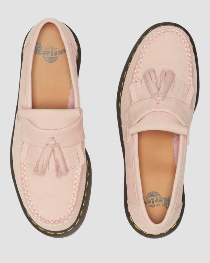 Mocasines con borlas de piel nobuk Adrian Mocasines con borlas de piel nobuk Adrian