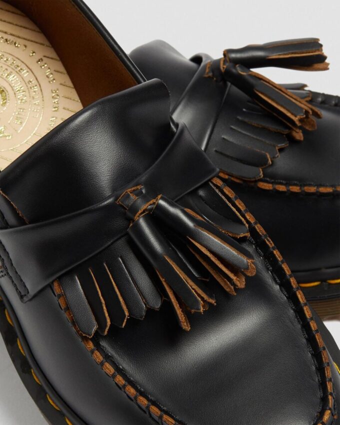 Mocasines con borlas de piel Quilon Adrian Vintage Made In England Mocasines con borlas de piel Quilon Adrian Vintage Made In England