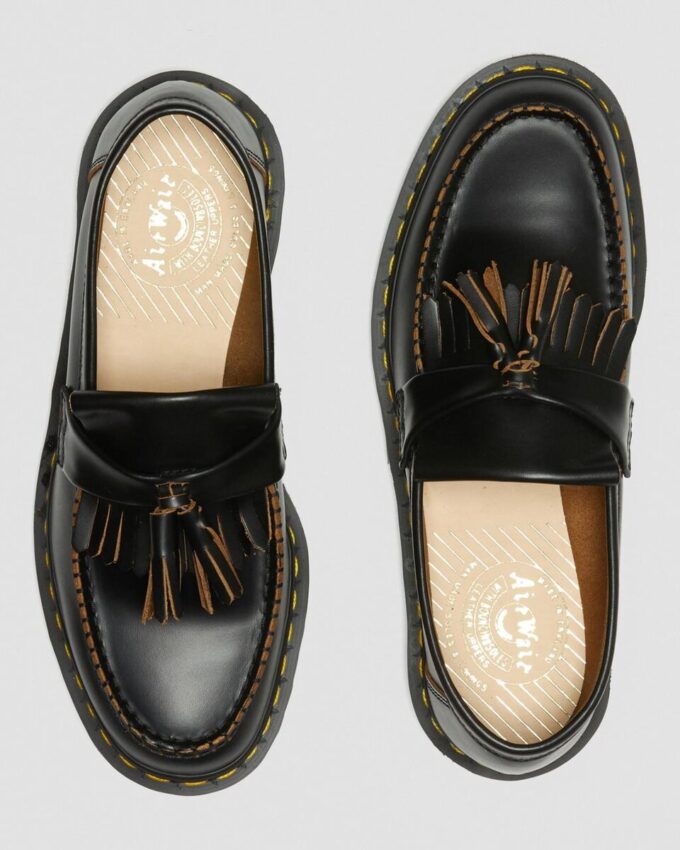 Mocasines con borlas de piel Quilon Adrian Vintage Made In England Mocasines con borlas de piel Quilon Adrian Vintage Made In England