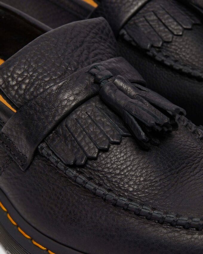 Mocasines de piel Ambassador Leather Adrian con costura amarilla Mocasines de piel Ambassador Leather Adrian con costura amarilla