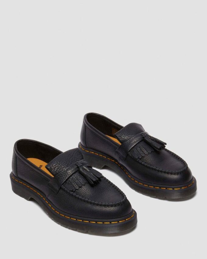 Mocasines de piel Ambassador Leather Adrian con costura amarilla Mocasines de piel Ambassador Leather Adrian con costura amarilla