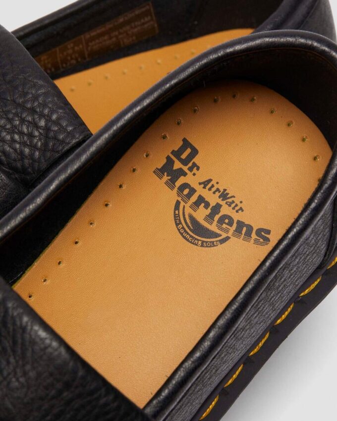 Mocasines de piel Ambassador Leather Adrian con costura amarilla Mocasines de piel Ambassador Leather Adrian con costura amarilla