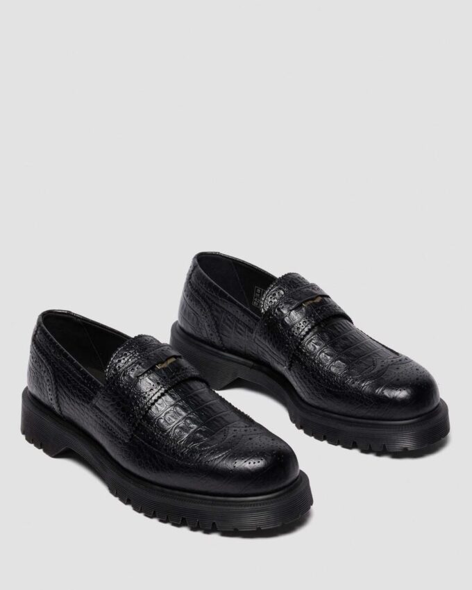 Mocasines de piel repujada PENTON BROGUE Mocasines de piel repujada PENTON BROGUE