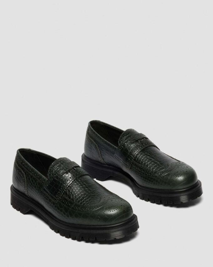 Mocasines de piel repujada PENTON BROGUE Mocasines de piel repujada PENTON BROGUE