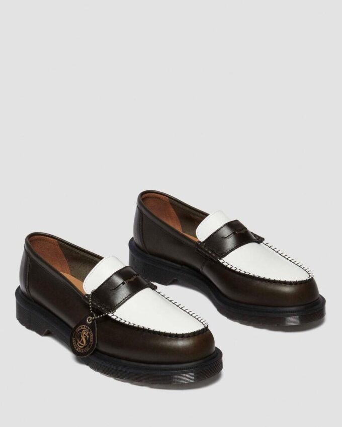 Mocasines Penton de piel bicolor fabricados en Inglaterra Mocasines Penton de piel bicolor fabricados en Inglaterra
