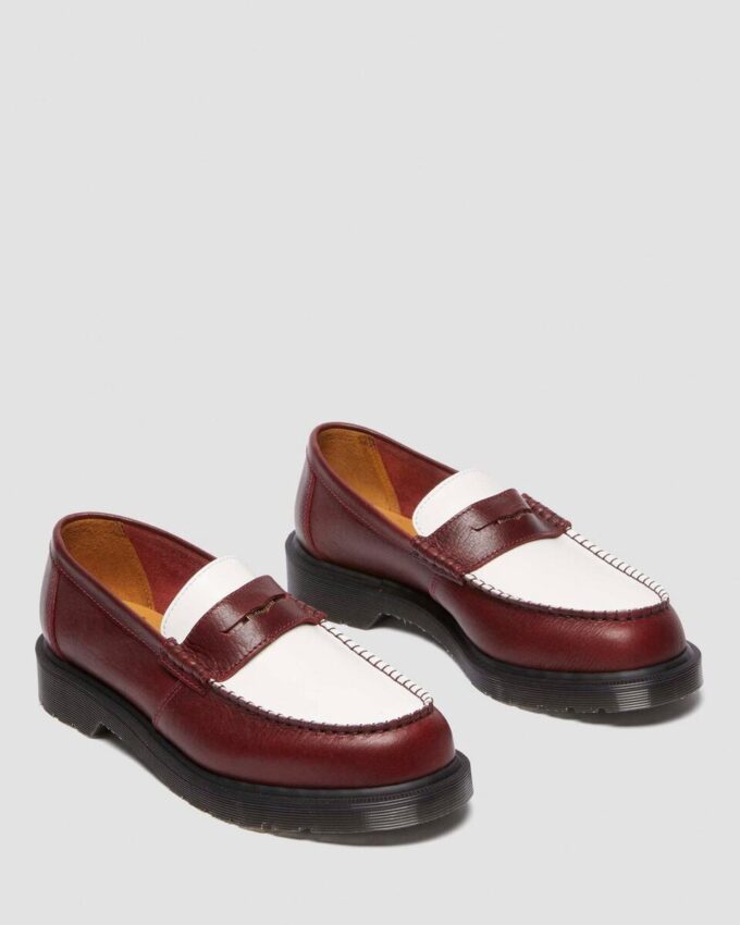 Mocasines Penton de piel bicolor fabricados en Inglaterra Mocasines Penton de piel bicolor fabricados en Inglaterra