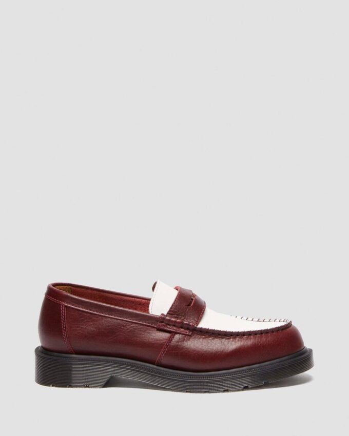 Mocasines Penton de piel bicolor fabricados en Inglaterra Mocasines Penton de piel bicolor fabricados en Inglaterra