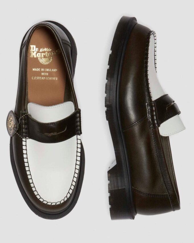 Mocasines Penton de piel bicolor fabricados en Inglaterra Mocasines Penton de piel bicolor fabricados en Inglaterra