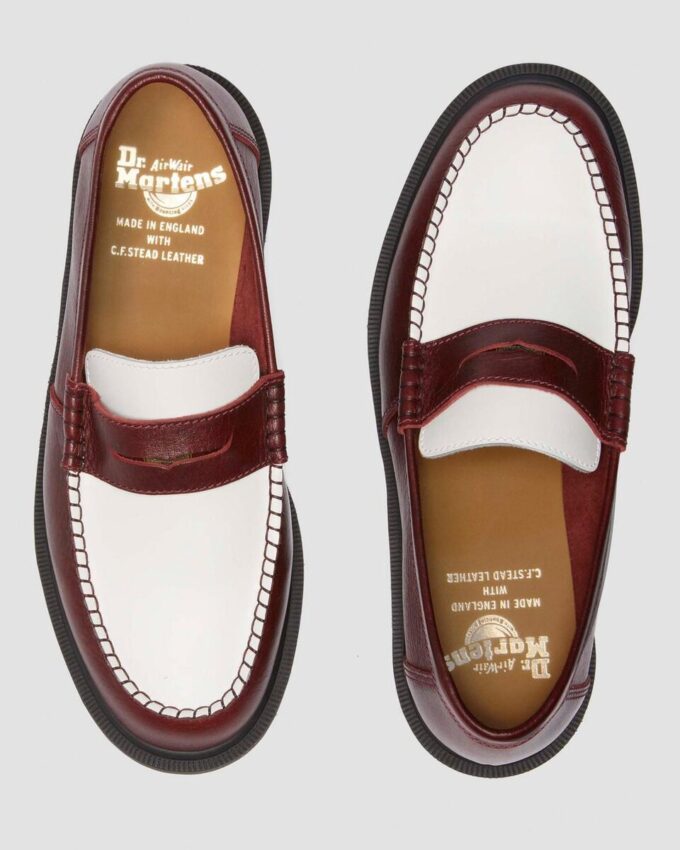 Mocasines Penton de piel bicolor fabricados en Inglaterra Mocasines Penton de piel bicolor fabricados en Inglaterra