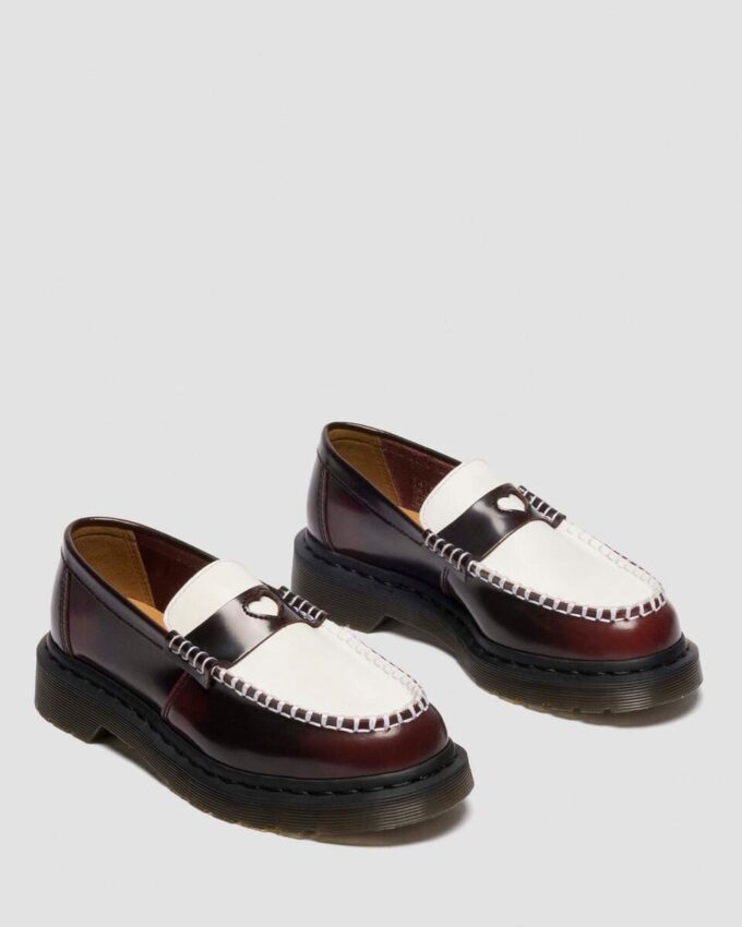 Mocasines Penton Heart de dos tonos en piel Arcadia Rub Off Mocasines Penton Heart de dos tonos en piel Arcadia Rub Off