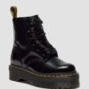 Molly Botas de plataforma de piel para mujer Molly Botas de plataforma de piel para mujer