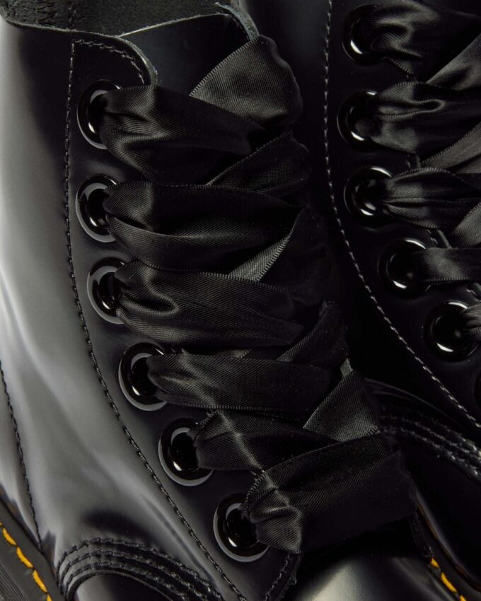 Molly Botas de plataforma de piel para mujer Molly Botas de plataforma de piel para mujer