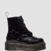 Molly Botas de plataforma de piel para mujer Molly Botas de plataforma de piel para mujer
