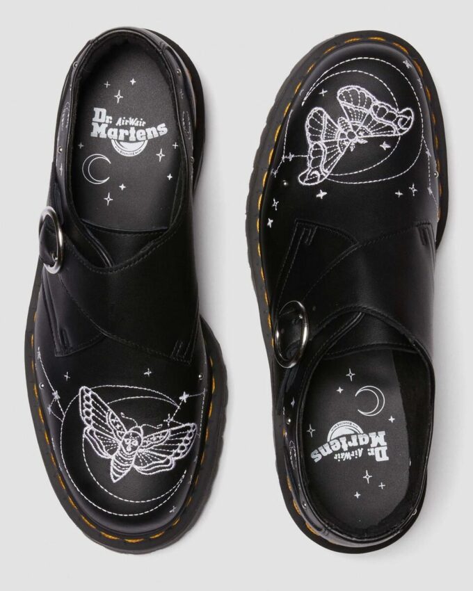 MONK CELESTIAL MOTH Zapatos de plataforma de cuero
