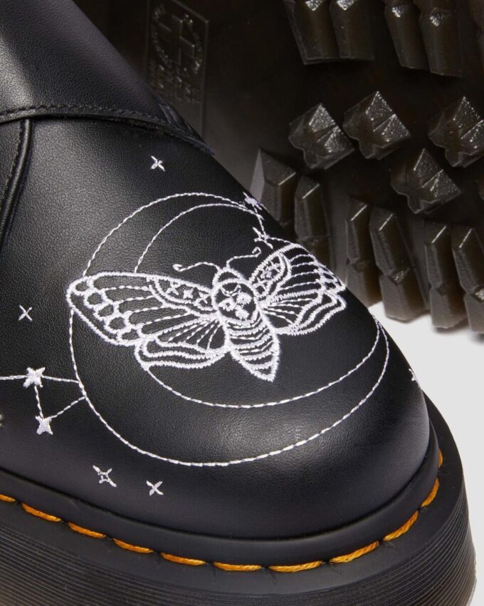 MONK CELESTIAL MOTH Zapatos de plataforma de cuero