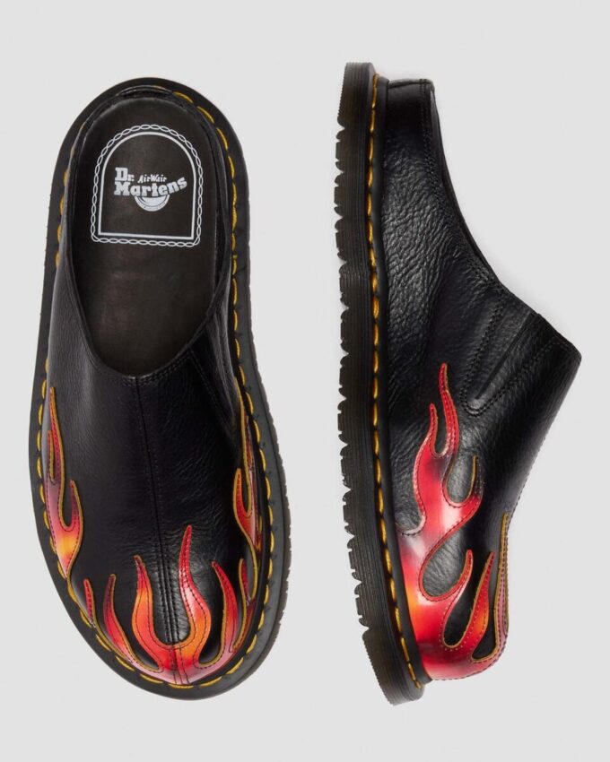 Mules de piel San Flame Mules de piel San Flame