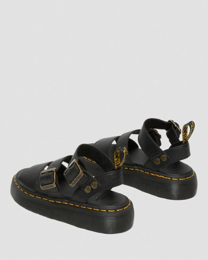 Sandalias con plataforma de cuero Gryphon Pisa Sandalias con plataforma de cuero Gryphon Pisa