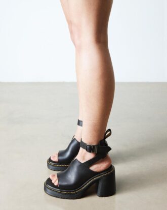 Sandalias de piel con punta abierta Millee