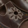 Sandalias Dunnet Flower de piel plena flor Sandalias Dunnet Flower de piel plena flor