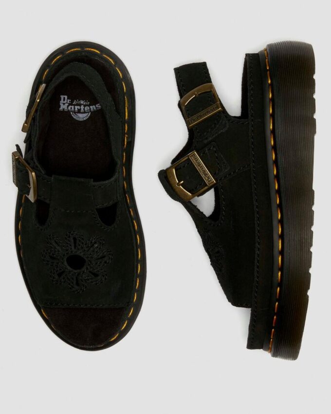 Sandalias Dunnet Flower de piel suave Sandalias Dunnet Flower de piel suave