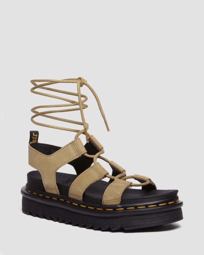 Sandalias gladiadoras de nubuck abatanado Nartilla Sandalias gladiadoras de nubuck abatanado Nartilla
