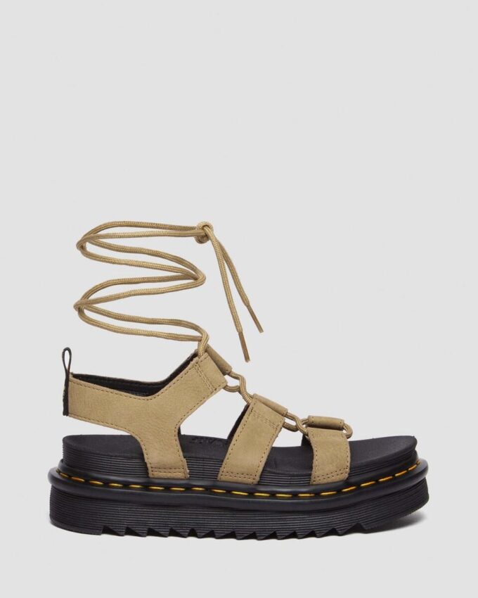 Sandalias gladiadoras de nubuck abatanado Nartilla Sandalias gladiadoras de nubuck abatanado Nartilla