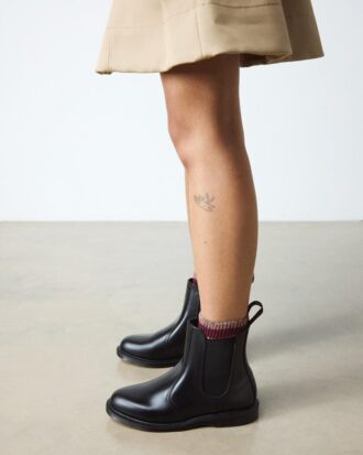 Smooth Leather Chelsea Boots FLORA