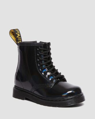 TODDLER 1460 RAINBOW Patent Leather Botas con cordones