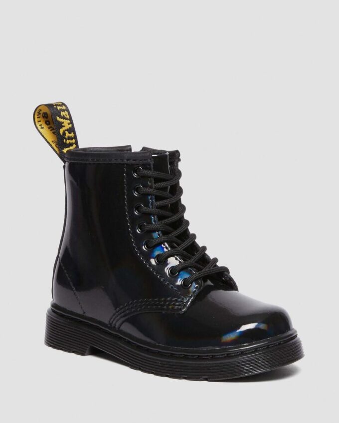 TODDLER 1460 RAINBOW Patent Leather Botas con cordones