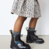 TODDLER 1460 RAINBOW Patent Leather Botas con cordones