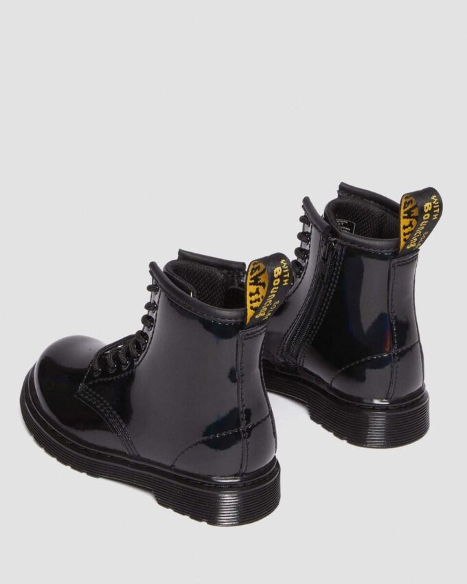 TODDLER 1460 RAINBOW Patent Leather Botas con cordones