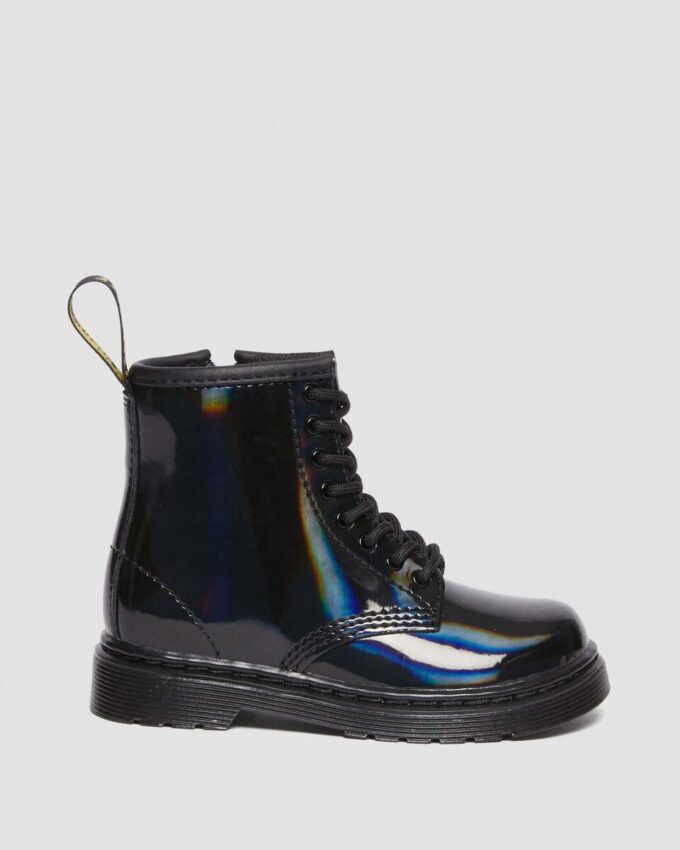 TODDLER 1460 RAINBOW Patent Leather Botas con cordones