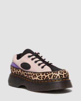 Zapatos Buzz 5-Eye con estampado de leopardo y ante