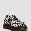 Zapatos BUZZ de 5 ojales con pelo de dálmata sobre cuero Zapatos BUZZ de 5 ojales con pelo de dálmata sobre cuero
