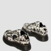 Zapatos BUZZ de 5 ojales con pelo de dálmata sobre cuero Zapatos BUZZ de 5 ojales con pelo de dálmata sobre cuero