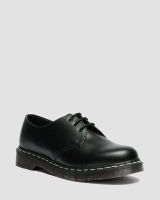 Zapatos con cordones de Smooth Leather y costuras blancas 1461