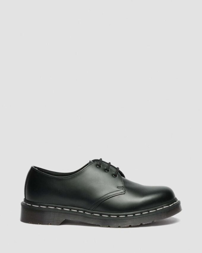 Zapatos con cordones de Smooth Leather y costuras blancas 1461 Zapatos con cordones de Smooth Leather y costuras blancas 1461
