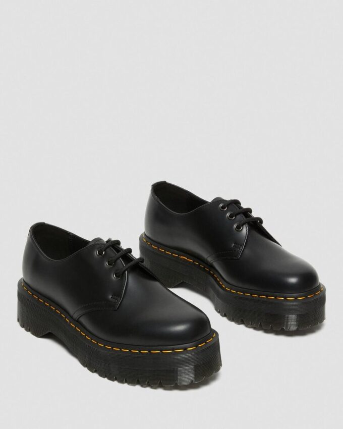 Zapatos con plataforma de Smooth Leather 1461 Zapatos con plataforma de Smooth Leather 1461
