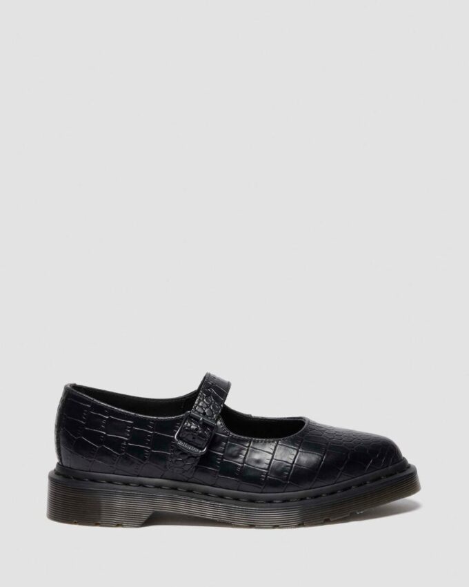 Zapatos ELPHIE MJ de piel con relieve de cocodrilo Zapatos ELPHIE MJ de piel con relieve de cocodrilo