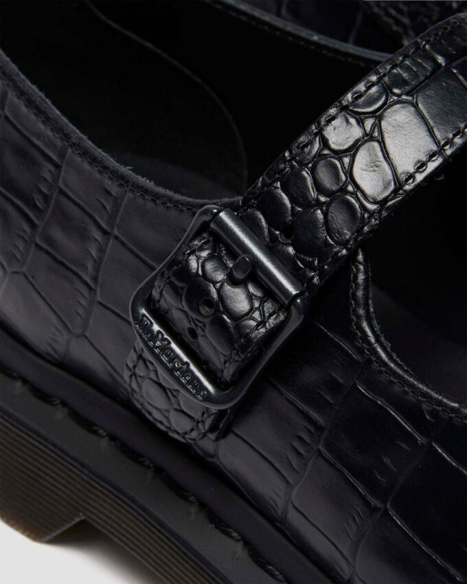 Zapatos ELPHIE MJ de piel con relieve de cocodrilo Zapatos ELPHIE MJ de piel con relieve de cocodrilo