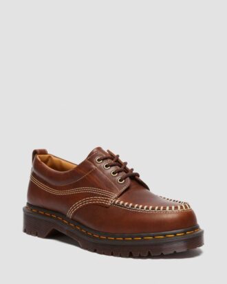 Zapatos Lowell de piel con puntera mocasín