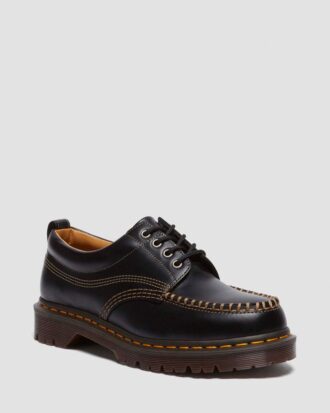 Zapatos Lowell de piel con puntera mocasín