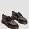 Zapatos Lowell de piel y encaje jacquard con puntera mocasín Zapatos Lowell de piel y encaje jacquard con puntera mocasín