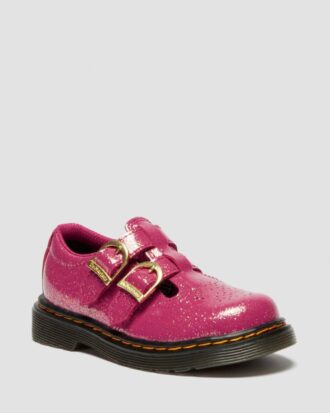 Zapatos Mary Jane de Patent Leather brillante para niños pequeños 8065