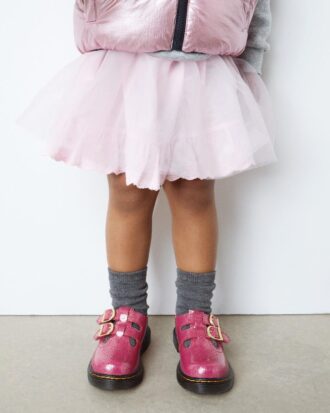 Zapatos Mary Jane de Patent Leather brillante para niños pequeños 8065