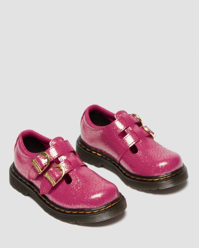 Zapatos Mary Jane de Patent Leather brillante para niños pequeños 8065