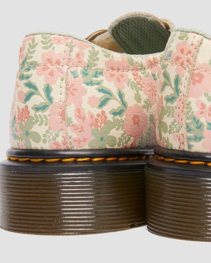 Zapatos Mary Jane de piel con estampado floral Junior 8053 Zapatos Mary Jane de piel con estampado floral Junior 8053