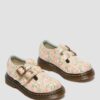 Zapatos Mary Jane de piel con estampado floral para niña 8053 Zapatos Mary Jane de piel con estampado floral para niña 8053