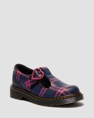 Zapatos Mary Jane JUNIOR POLLEY II Pink Tartan