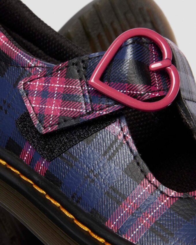 Zapatos Mary Jane JUNIOR POLLEY II Pink Tartan